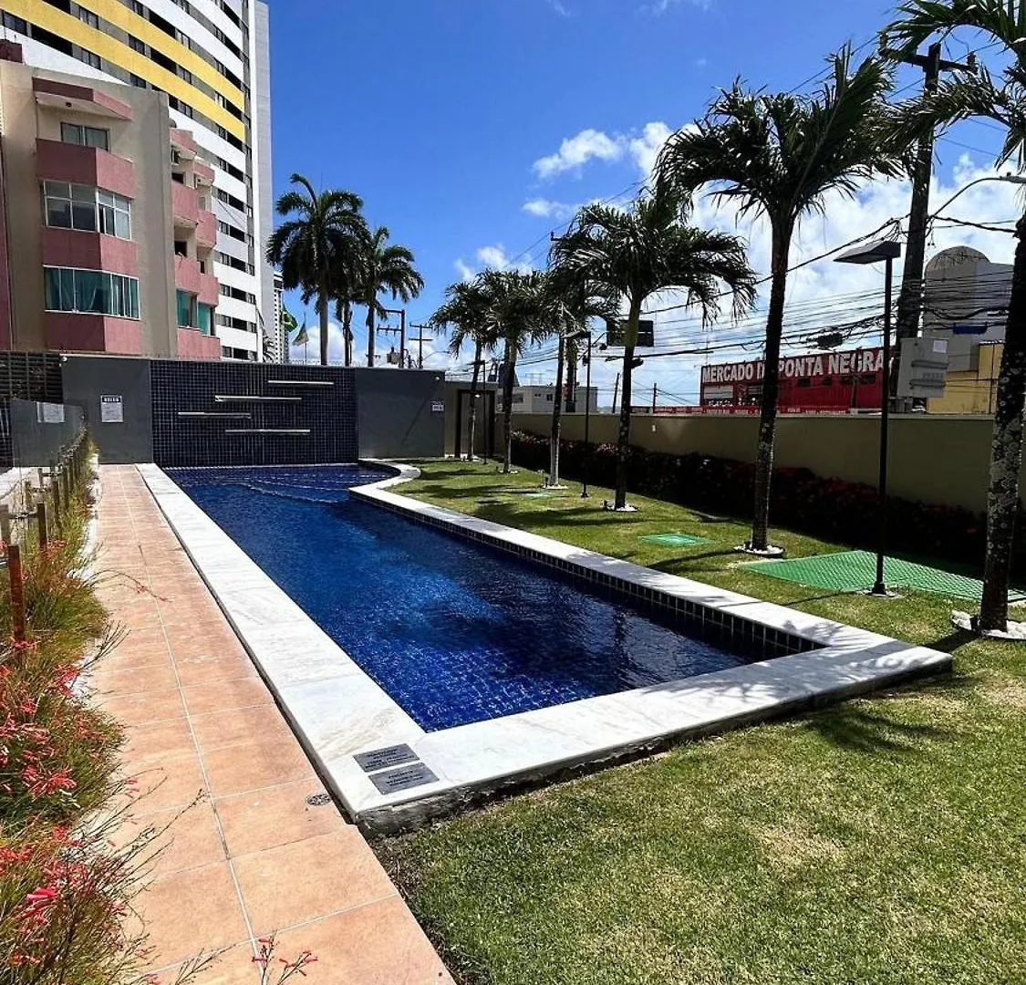 Luxuoso Apt Com Vista P/ O Mar E Morro Do Careca 나탈 0*,
